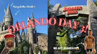 We Got SOAKED at Universal 😱 | Rope Drop to Fireworks