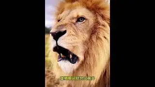 花豹偷襲胡狼，雄獅幫助胡狼脫險 #野生動物零距離 #動物世界 #花豹 #雄獅 #動物的迷惑行為