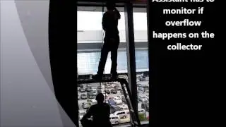 Heatblock curtain coating process