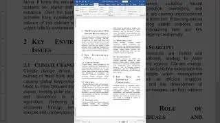 Making Columns in MS Word Document #msword #msoffice #column