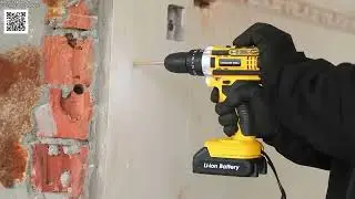 20V Cordless Drill Set, Impact Power Drill From Temu