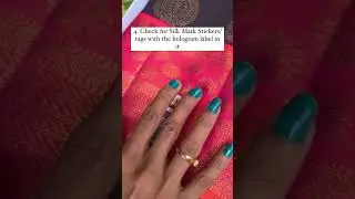 How to Identify a Pure Silk Saree #purekanchipuramsilk #onlinesarees #uniquesarees #weddingsarees