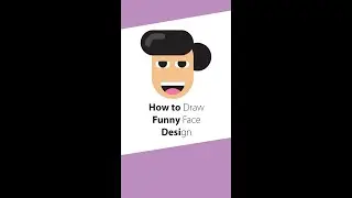 How to draw funny face design #shorts