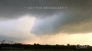05-11-2023 Rush Springs, OK - Supercell Timelapse - Possible Brief Tornado