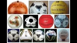 Todas as Bolas oficiais das Copas do Mundo | All Fifa World Cup Official Match Balls
