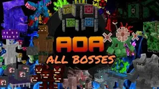 Minecraft Advent of Ascension All Bosses ( 1.16.5 Mod )