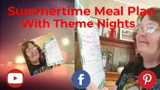 Summertime Meal Plan With Themed Nights #dinner #food #family #lettuceeat