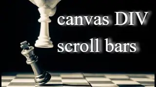 canvas DIV scroll HTML 