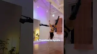 Would you try this advanced spin pole combo? 👀 #poledance #polesport #aerial #poledancing