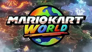 1st place results (Rainbow Road) - Mario Kart World - OST (game audio in beginning)