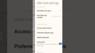 How to change network type         4G to 3G to 2G.    #shortsfeed