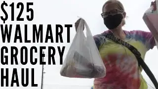 WALMART GROCERY HAUL : Family of 5 Grocery Budget ($125 Weekly Grocery Trip)