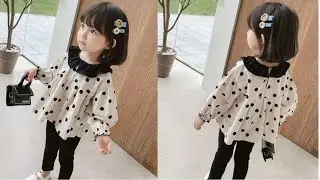 Beautiful Baby Top/Frock Cutting And Stitching Tutorial|