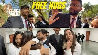 FREE HUGS FOR EVERYONE 🥵 | Amity University Noida Vlog