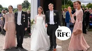 Wedding of Count Gregers Ahlefeldt-Laurvig-Bille and Cecilie Juhl #KværndrupKirke #EgeskovSlott