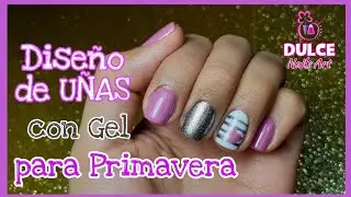 Dise&ntilde;o de U&Ntilde;AS Con Gel Para Primavera F&aacute;cil Y R&aacute;pido 💅🌈 🖌