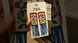 zara beaded earrings | zara latest earrings design | Zara jewelry #zara #beadedearring #shorts #yt
