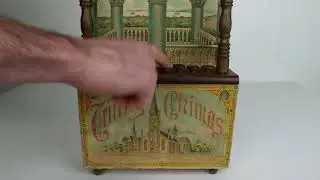 Victorian Antique Child's Trinity Chimes Musical Toy in Working Condition