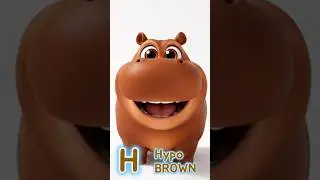ABC Colorful Safari Animal Song Paper Farm Rhymes EFGH #abcsong #colorsong #animalsongs #kidsvideo