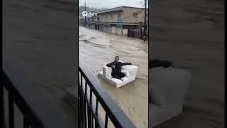 Flooding and a couch #ai #funny #memes #fypシ #fyp #viral #viralvideo #ai #storm #flood #natural