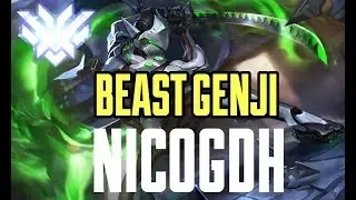 Rogue NiCOgdh Crazy French Genji in Top 500 on Hollywood | Overwatch