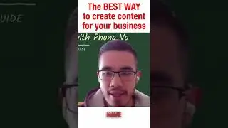 The Most Efficient Way to Create Content For Your Business