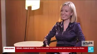 Eve Jackson - Satin Blouse France24 07Feb2024