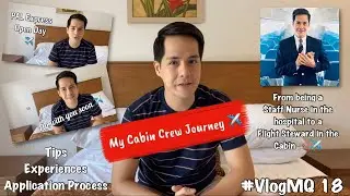 My Cabin Crew Journey | From Staff Nurse to Flight Steward #VlogMQ 18