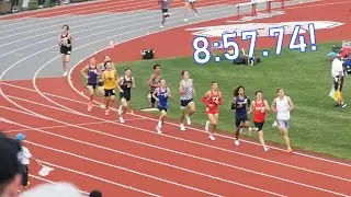 Maxwell Friedrich goes Sub-9 in Boys 3200m Run | 2025 OHSAA D1 State Meet