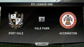 |FIFA 17|Port Vale v ACCRINGTON STANLEY|LEAGUE ONE|MATCHDAY 33|S03|156