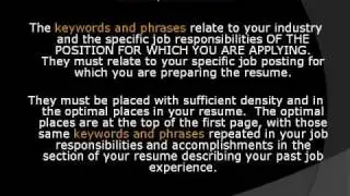 How to Write a Resume:  Resume Writing Tips Part 1 Keywords and Phrases