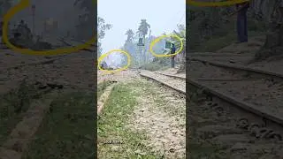 Old MLW locomotive pulling Intercity Train. #railway #railgate #Alco #shorts