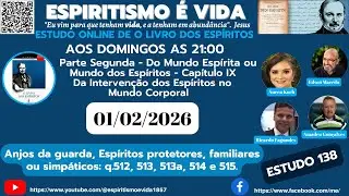 O LIVRO DOS ESPÍRITOS-ESTUDO 138 - PARTE 2ª CAP.IX – DA INTERVENÇÃO DOS ESPÍRITOS NO MUNDO CORPORAL.