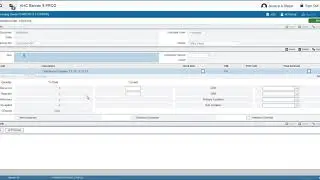 Receiving on an open purchase order