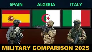 Spain vs Algeria vs Italy Military Power Comparison 2025 | Defense Tube