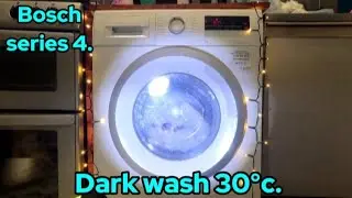 Bosch series 4. Dark wash 30&deg;c (full cycle)