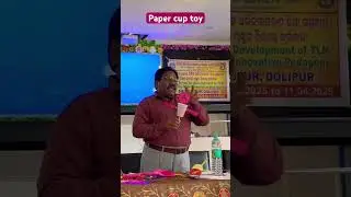 Paper Cup Toy //Toy Based Pedagogy workshop//DIET//JAJPUR