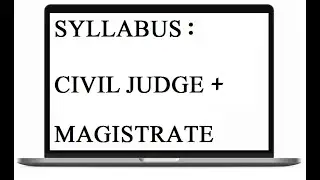 Syllabus Civil Judge Cum Judicial Magistrate| Lahore High Cour, Lahore| Law Clinic