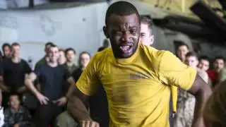 Feeling the Burn: U.S. Marines, Sailors learn non-lethal weapons techniques