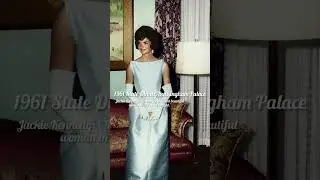 Show stopper Saturday Queen Elizabeth Vs Jackie Kennedy 1961 state dinner dress #kennedy #queen