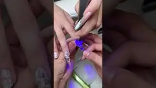 Dragon Claw Tutorial Dried Flower Dragon Claw#Popular nail art styles#JINGnail Foshan Nail