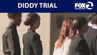 Diddy's family locks hands ahead of sex trafficking trial | KTVU