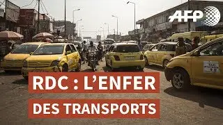 La mégalopole Kinshasa saturée dès 7h du matin