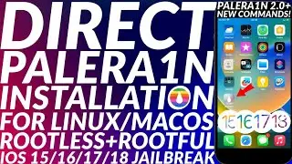 [NEW] How to directly Install Palera1n Jailbreak on Linux/MacOS | Palera1n Jailbreak iOS 15/16/17/18
