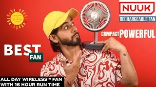 Best Portable Fan for Summer 2025 | Nuuk FOLDE v2 Folding Fan Review | Best Portable BLDC Fan