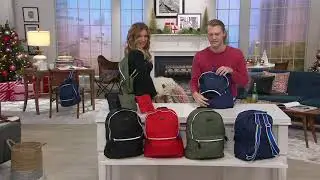 Paravel Fold-up Nylon Backpack with Adjustable Straps on QVC