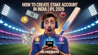 How to create Stake acount in india /Stake IPL 2026 Account Opening | Complete Beginner Tutorial ..