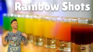 Come fare i RAINBOW SHOTS! Shottini Arcobaleno 🌈 - BARMAN - Claudio Peri | Cucina da Uomini