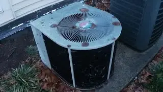 Vintage 1980's Comfortmaker Snyder General Heat Pump Running (Heat Mode)