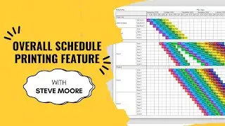 Overall Schedule Printing Feature